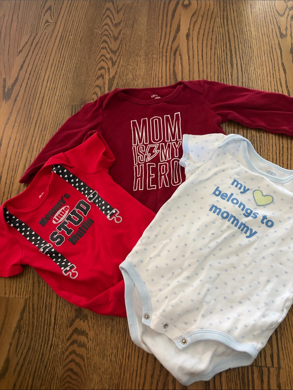 Baby Onesie Trio - Mom/Mommy Themed